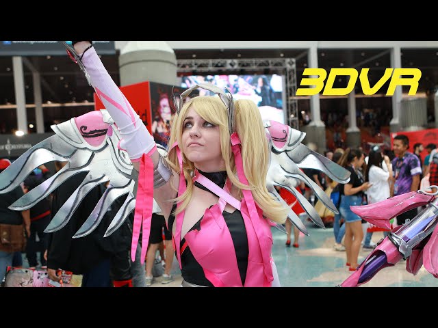 3DVR  A6 Cosplayer of AX2019 at Los Angeles, ロスアンジェルス アニメ エキスポ コスプレ