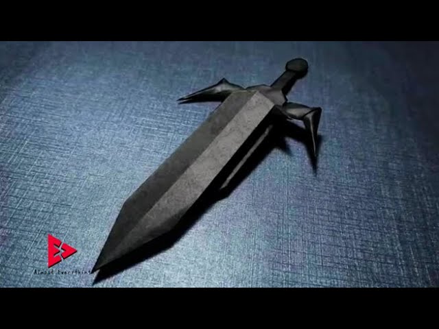 Origami Sword - Learn Origami | Almost Everything!