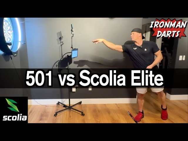 501 vs Elite (Race to 5) on Ironman Darts featuring Scolia