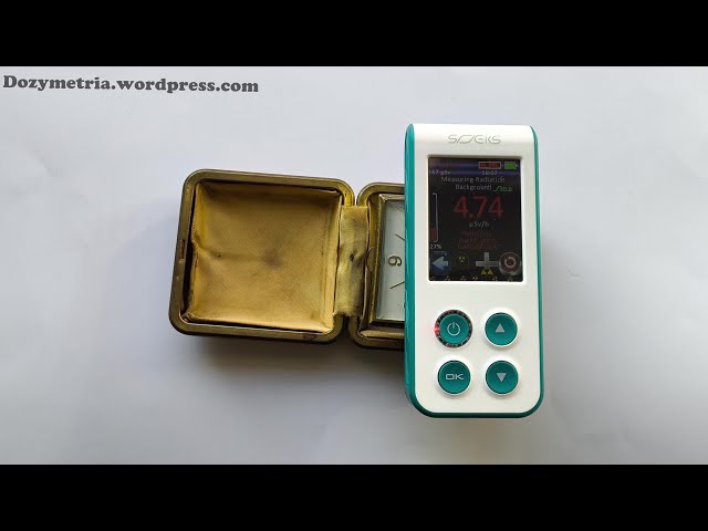 Dosimeter Soeks 01M Neo Geiger Counter test