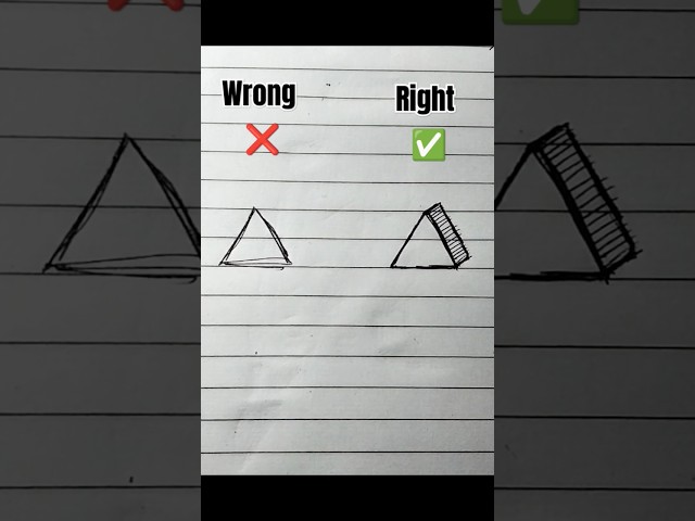 How To Draw Triangle | Easy | #shorts #drawing #trending #sketch #art #viralshort #easy #tutorial