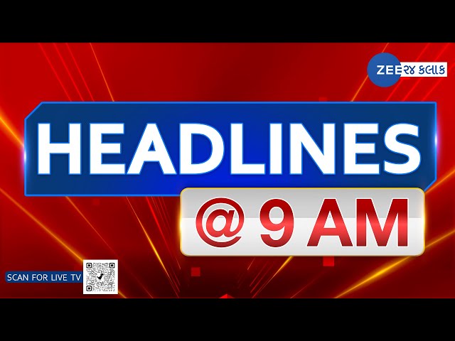 ZEE 24 Kalak Headlines @9:00 AM | 24-1-2025 | Morning News Updates | Top Stories of the Hour