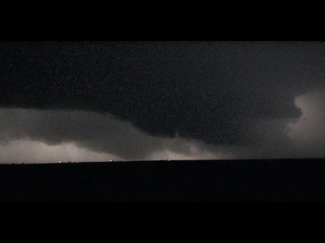 Nighttime Tornado - Putnam, OK - June 15, 2019