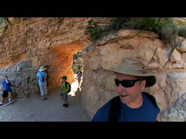 360° Video: Grand Canyon Bright Angel Trail Exposed Hike