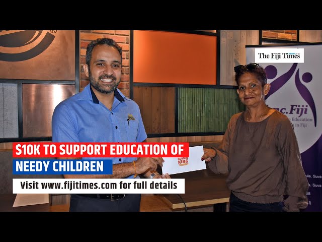 $10k to support education of needy children