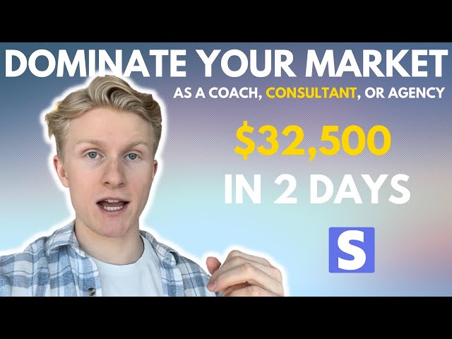 How to Stand Out As a Consultant & Pack Your Calendar | FREE MASTERCLASS ($32k in 48hrs)