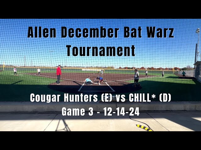 Cougar Hunters (E) vs. CHILL* (D) | USSSA Mens D Slowpitch at Allen Spirit Park 12-14-24