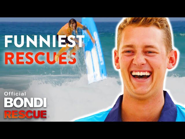 FUNNIEST Lifeguard Rescues In Bondi Rescue History