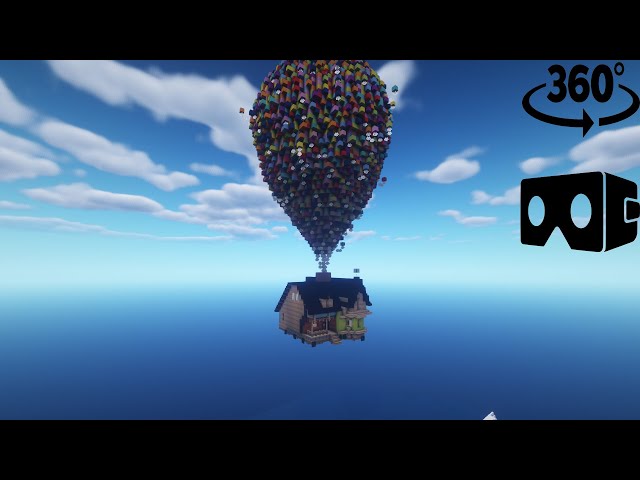 The House from Up in Minecraft | ( 360 vr )