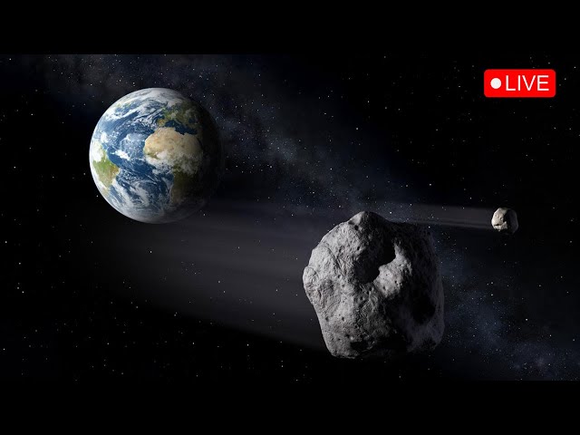 🔴 LIVE Asteroid Tracking Near Earth Objects | NASA's Eyes | 2024 RN16 | Space Ambient Music