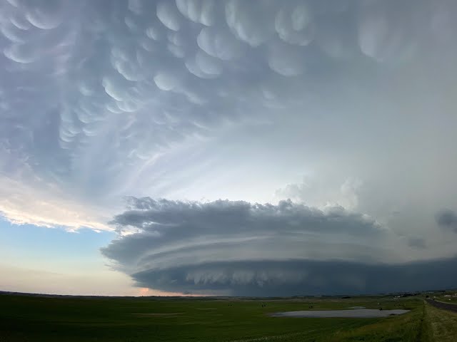 Tornado-Warned Supercell near Arnold, NE (GoPro Time Lapse) - June 8, 2020