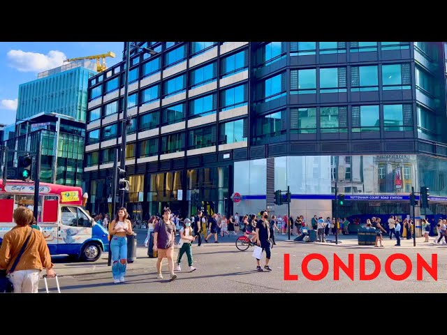 Central London Walk in Summer 🇬🇧 BRITISH MUSEUM, Outernet London to West End (July 2022) [4K HDR]