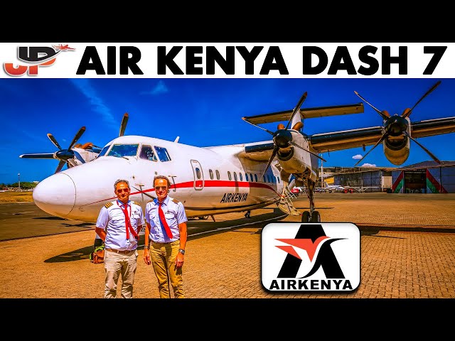 Flying a rare 42 year old bird around the Masai Mara | Air Kenya Dash 7