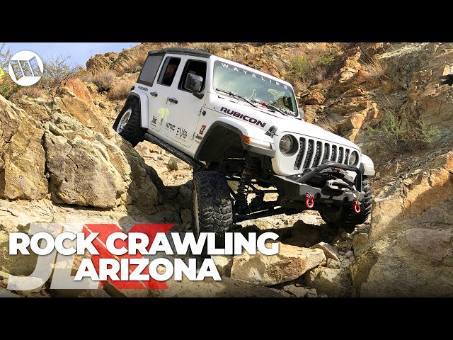 Rock Crawling Arizona in Jeep JL Wranglers on Nitto JL-Experience JLX  REUNION Part 2