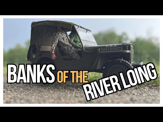 WILLYS JEEP RocHobby RC 1/6 + Figures Brazilian Falcon | ROUTE ALONG THE BANKS OF THE RIVER LOING