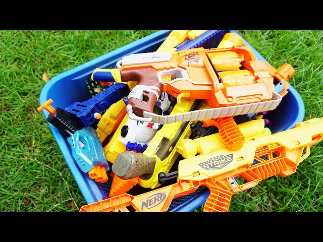 Collecting 7 Sniper Rifles NERF GUN NERF BLASTER