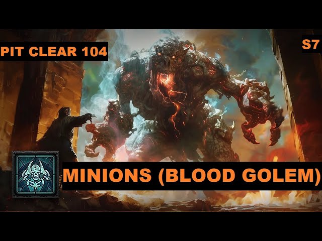 Diablo 4 Necromancer Minions Mendeln Build PIT 104 Clear Season 7 Necro Build #diablo4