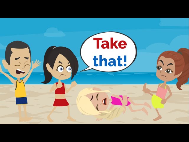 Lisa and Sara PUNCH Anni... | Basic English conversation | Learn English | Like English