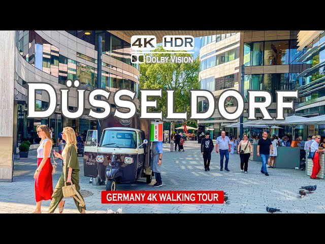 Düsseldorf, Germany 4K Walking Tour | Is it The Most Underrated City in Germany?