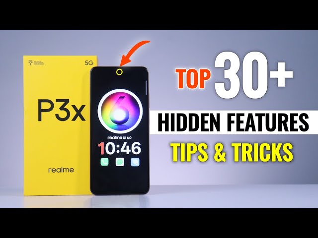 Realme P3x Top 30+ Features | Realme P3x 5g Tips and Tricks | Hidden Settings 🔥