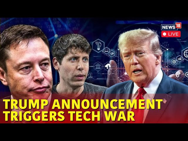 Donald Trump News LIVE | Trump Announces A $500 Billion AI Infrastructure Investment In The US |N18G