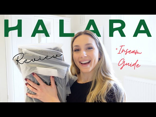 HALARA Try On Haul | Honest Review + Flare Leggings Inseam Guide (Gifted)