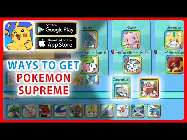 Pocket Pixel & ways to get Pokemon Supreme for free