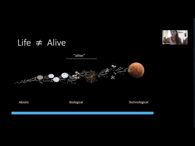 Sara Walker - Statistical Signatures of Biospheres and Technospheres (TechnoClimes 2020)