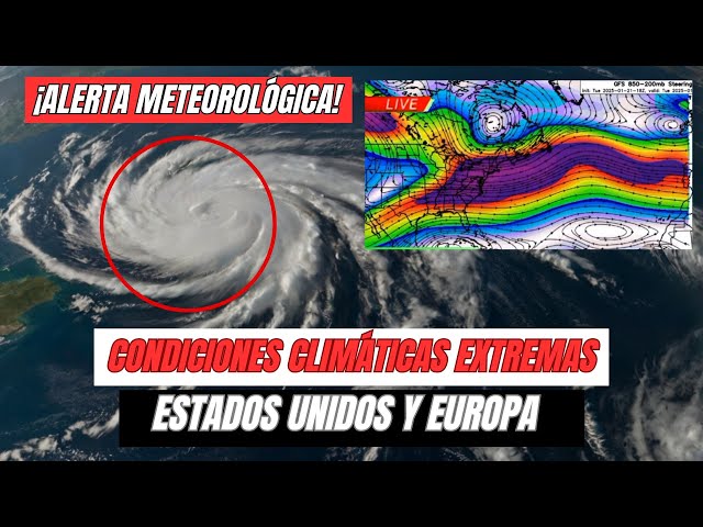 ¡Alerta Global! Un Tren de Tormentas Amenaza a EE. UU. y Europa 🌍