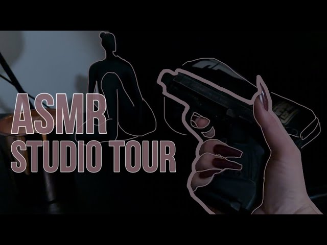 LoFi ASMR | Studio Tour- relaxing tapping & scratching sounds