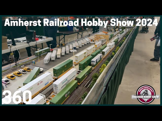 Amherst Railroad Hobby Show 2024 | 360 degree walkthough experience of the Young Building