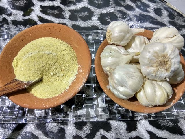 Garlic powder sundried homemade quick and easy recipe