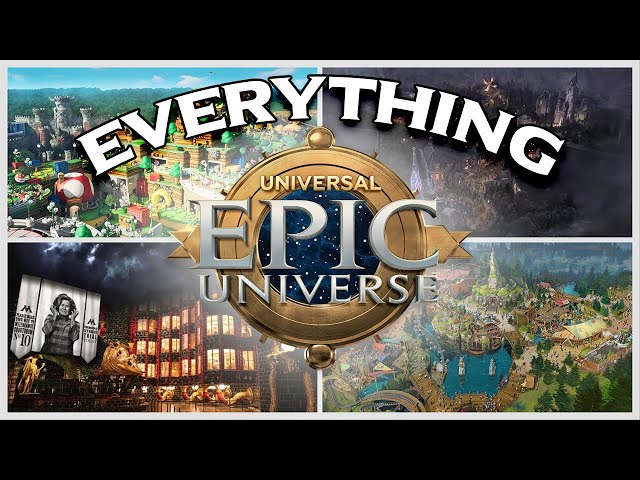 EVERY Ride, Show, Restaurant, Shop, Coming To Universal's Epic Universe