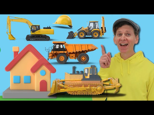 Construction Vehicles | Matt's House | Episode #2 | Dream English Kids