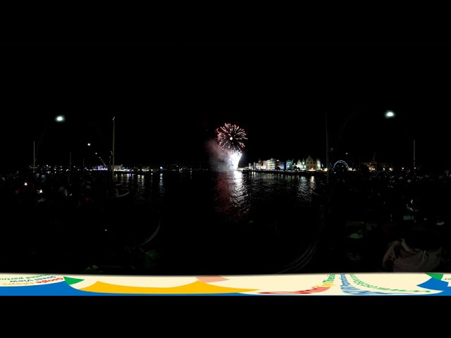 #Curaçao360, Emmabrug new year fireworks, 20200101