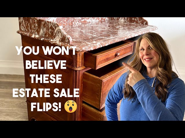 Secrets to Maximizing Profit with Furniture Flips #estatesalefinds