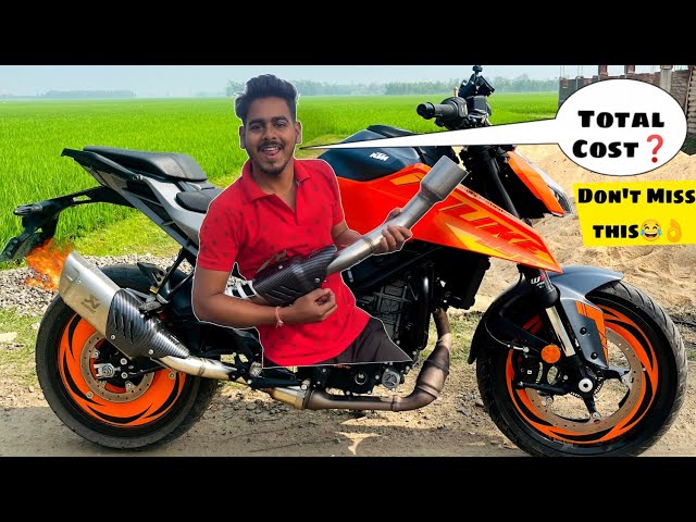 KTM Duke250 Gen3 AKRAPOVIC Exhaust Installed😱🔥 || Perfect Exuast For Gen3 Duke250 & 390