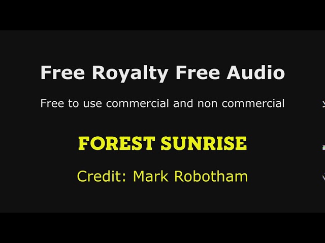 Forest Sunrise - Royalty Free