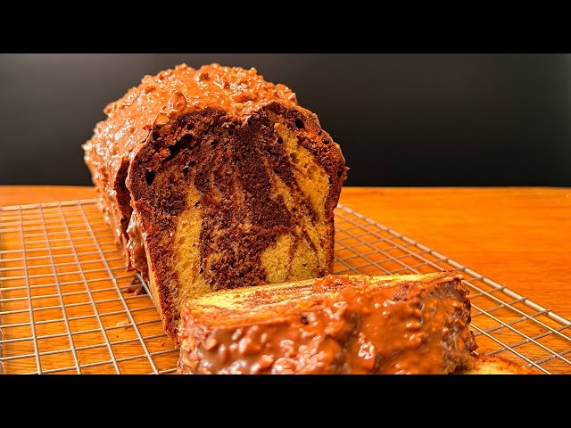 How to make moist marble cake 🍮