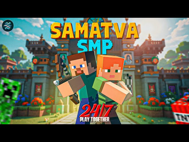 MINECRAFT SAMATVA SMP 24/7 SERVER GIVE ME CHALLENGES MINECRAFT ⛏️🍄 #minecraft