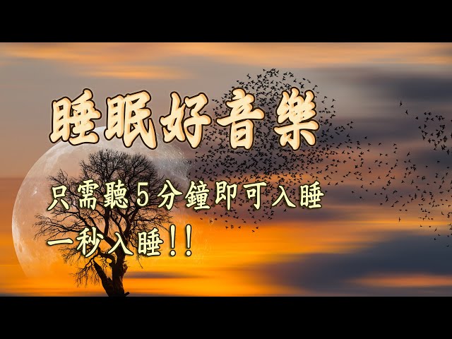 【100%無廣告睡眠音樂】瞬間內心平靜的純音樂，適合深度睡眠的放鬆音樂