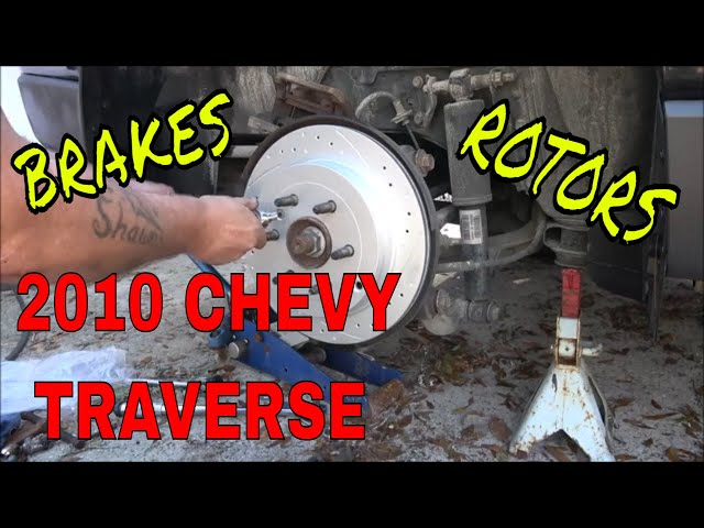 2010 Chevy Traverse Rear Brake Pads And Rotors Replacement