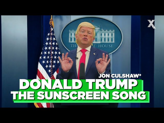 Jon Culshaw Parodies The Sunscreen Song As Donald Trump | The Chris Moyles Show | Radio X