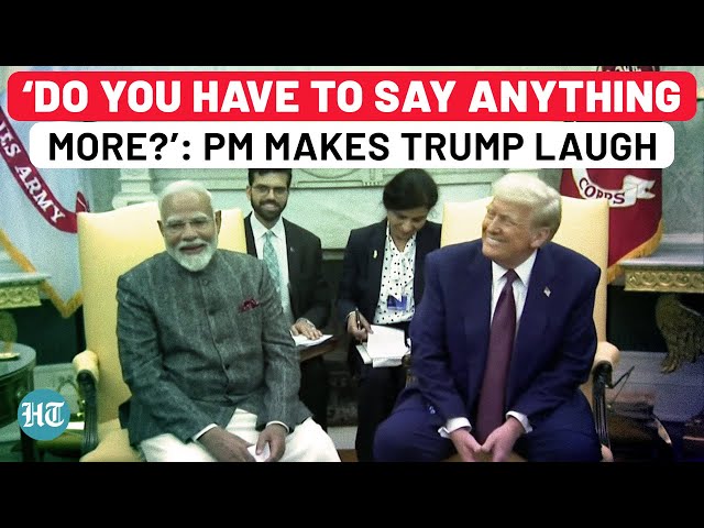 On Cam: PM Modi’s Question Makes Trump Smile During Bilateral Meeting | Modi Trump Meeting | US