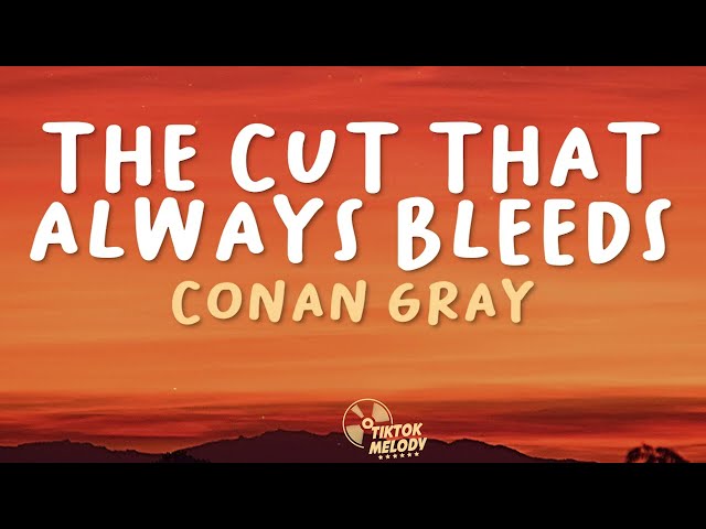 Conan Gray - The Cut That Always Bleeds (Lyrics)