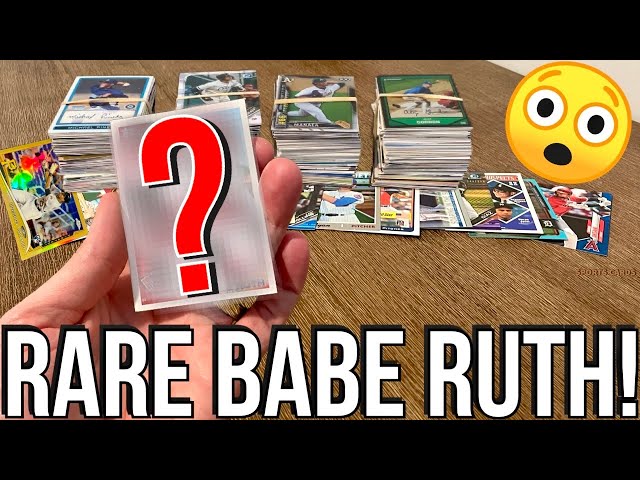 CRAZIEST BOX OF BASEBALL CARDS EVER FROM GOODWILL!