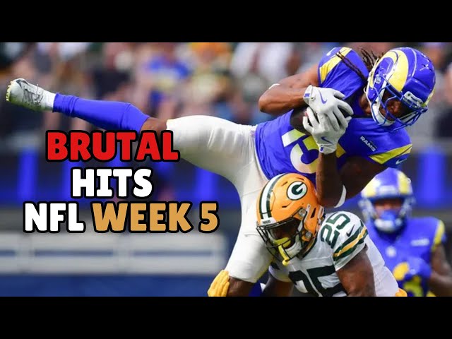 NFL Week 5’s Most Brutal Hits & Tackles - Smashmouth Defense!