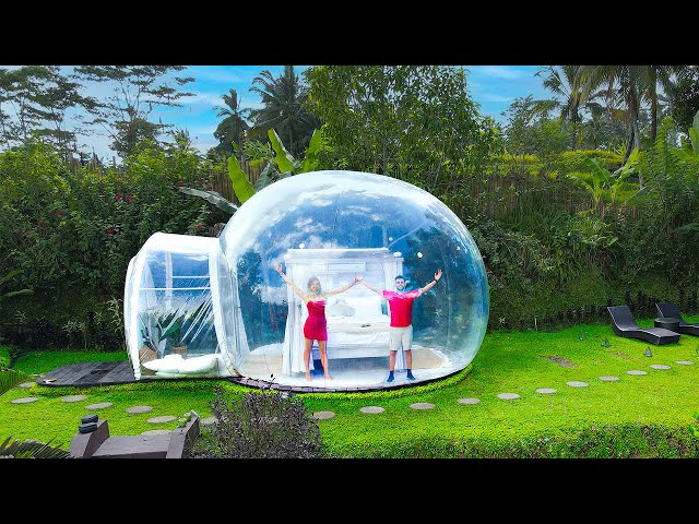 Spending the Night in Bali’s Luxury Bubble Hotel