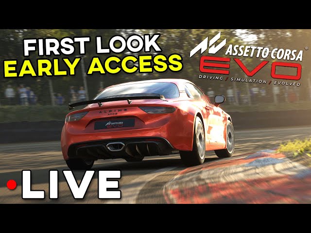 Assetto Corsa EVO Early Access - First Gameplay LIVE