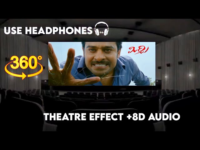 Mirchi Movie Prabhas Action |Theatre Effect and 8D Audio |  8D | Prabhas, Anushka, Richa |